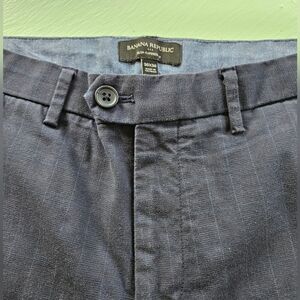 Banana Republic Pinstripe Blue Pants 30x30